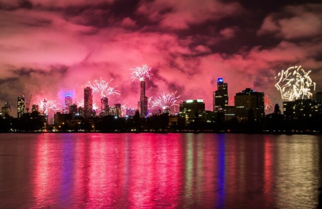 (WORLD SECTION) AUSTRALIA-MELBOURNE-NEW YEAR'S EVE-CELEBRATION