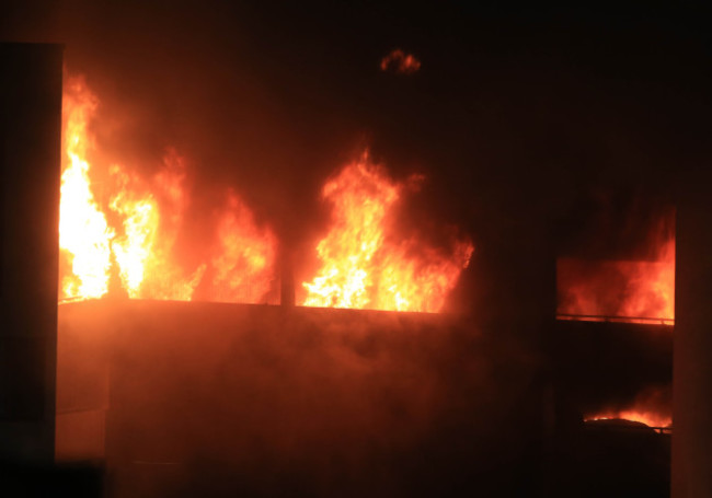 Liverpool multi-storey car park blaze