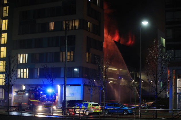Liverpool multi-storey car park blaze