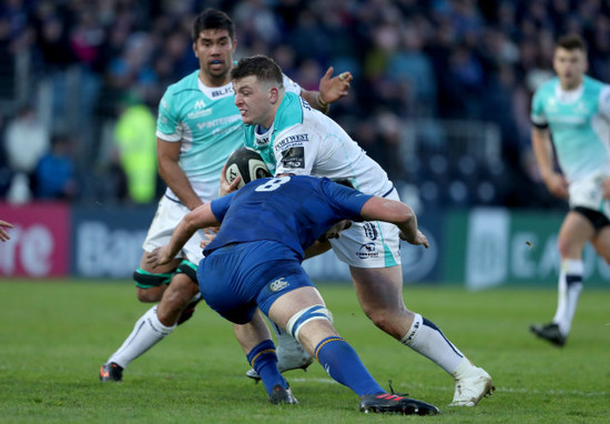 Denis Coulson is tackled by Max Deegan