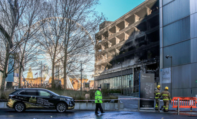 Liverpool multi-storey car park blaze