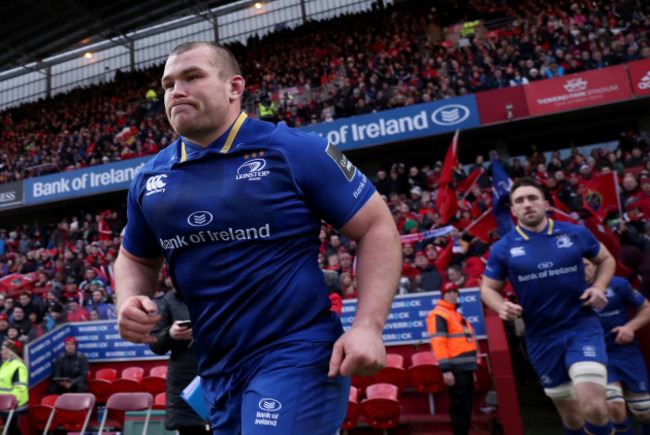 Jack McGrath leads his team out to start the game