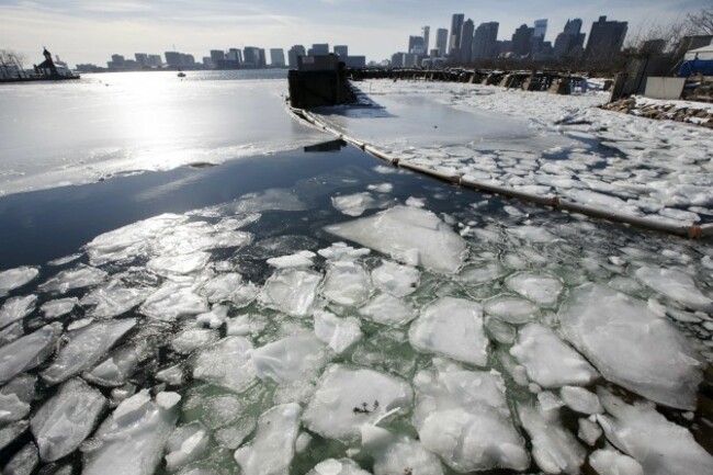 APTOPIX Deep Freeze Massachusetts