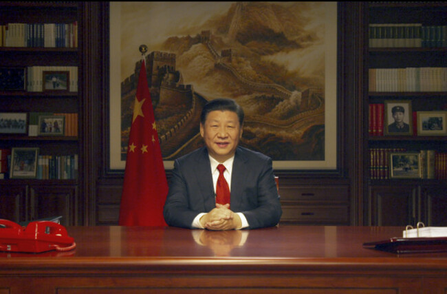 CHINA-BEIJING-XI JINPING-NEW YEAR SPEECH (CN)