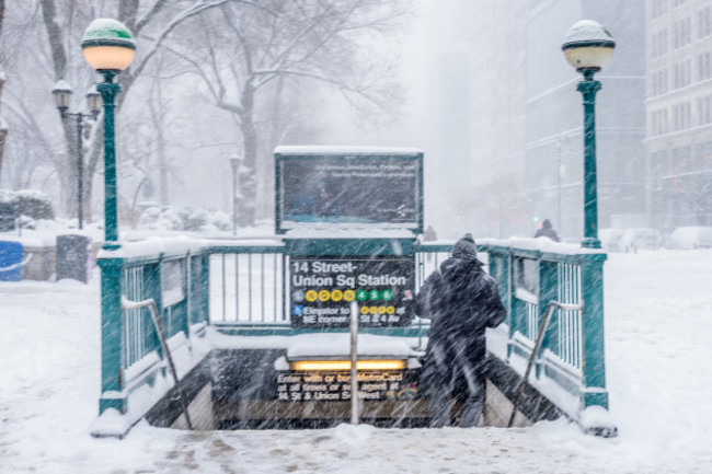 NY: Bomb Cyclone Snow Storm Slams New York