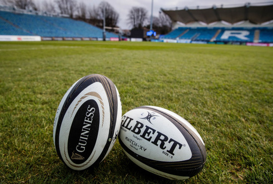 A view of the match balls