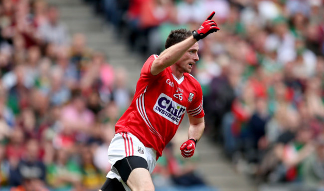 Donncha O’Connor celebrates scoring his side first goal