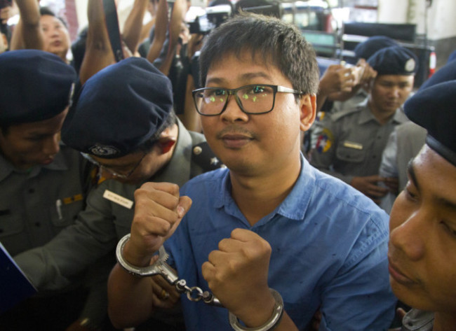 Myanmar Journalists Arrest