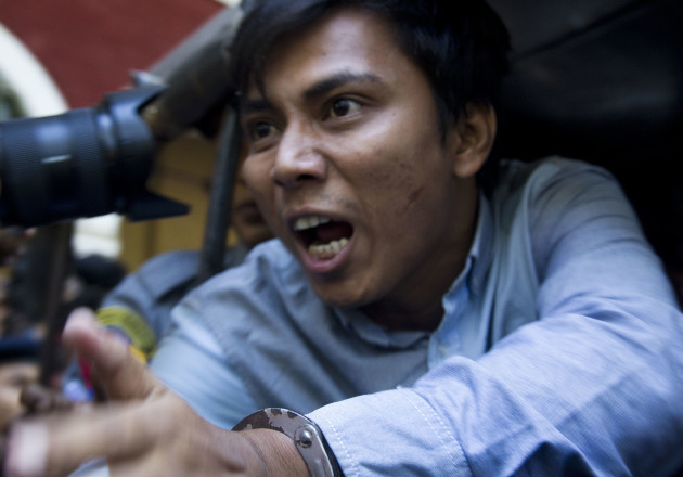 Myanmar Journalists Arrest