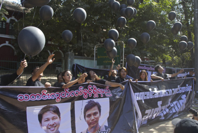 Myanmar Journalists Arrest