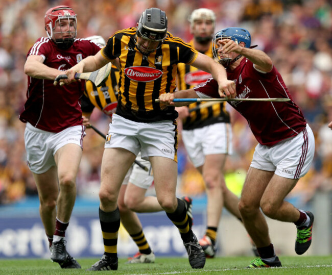 Walter Walsh with Cathal Mannion and Johnny Coen