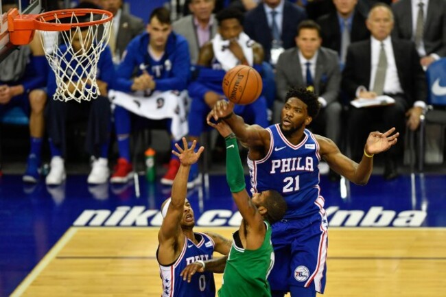 NBA: Boston Celtics at Philadelphia 76ers