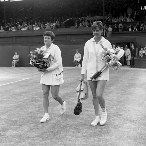 Tennis - Wimbledon Championships - Ladies' Singles - Final - Margaret Court v Billie Jean King
