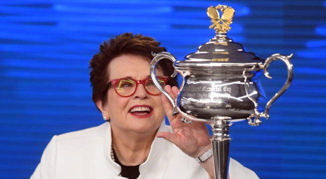 TENNIS AUSTRALIAN OPEN BILLIE JEAN KING