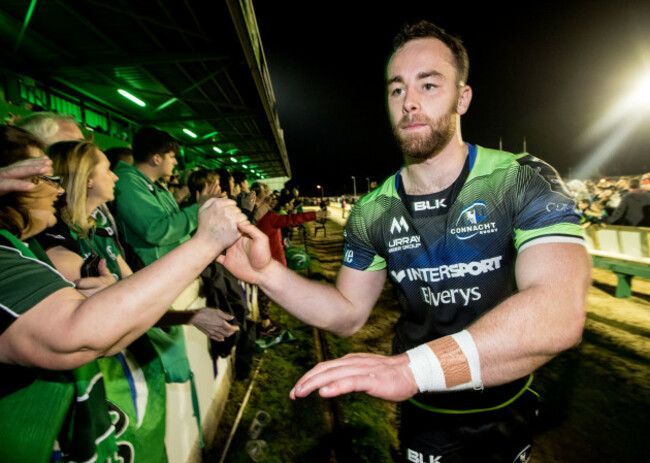 Shane O’Leary celebrates after the game