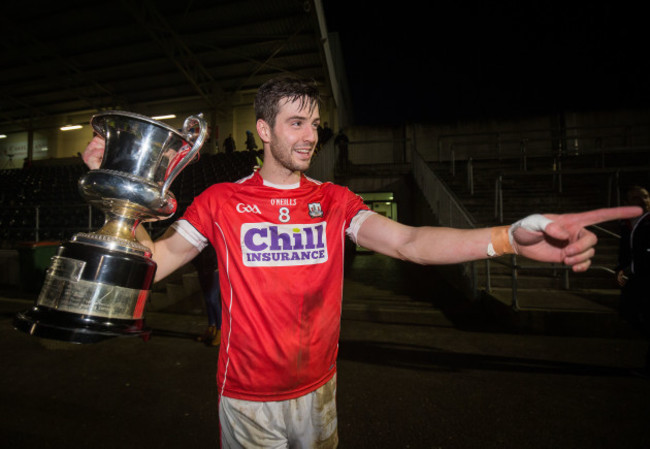 Jamie O’Sullivan with the McGrath Cup