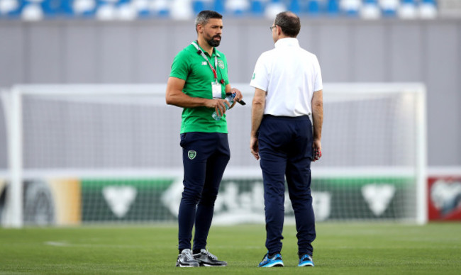 Jonathan Walters with Martin O'Neill