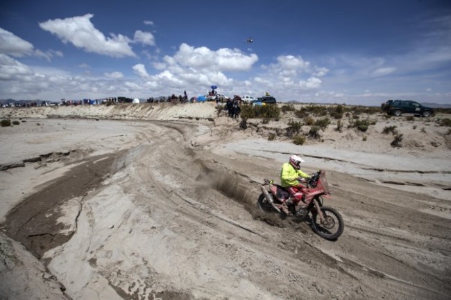 (SP)BOLIVIA-UYUNI-DAKAR RALLY-STAGE 7