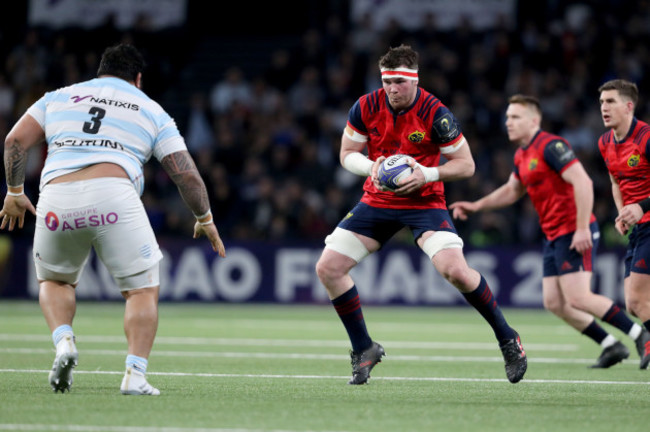 Peter O'Mahony runs at Ben Tameifuna 14/1/2018