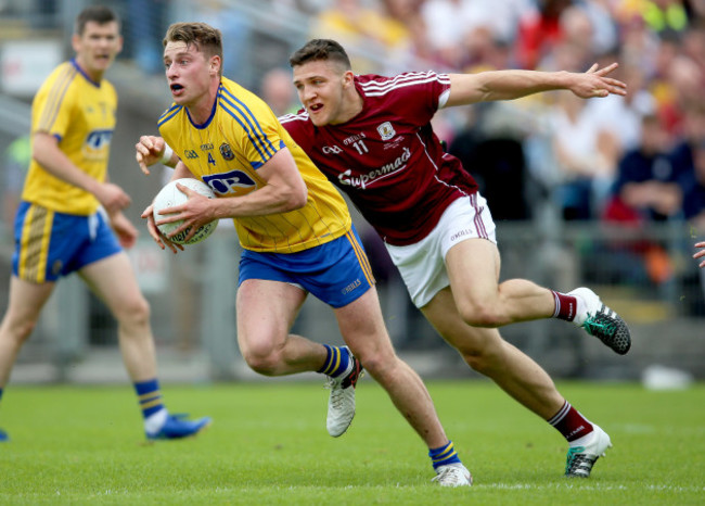 Niall Mcinnerney with Damien Comer