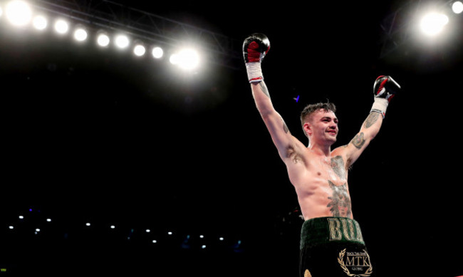 Tyrone McKenna celebrates his win