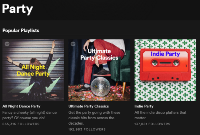 party spotify