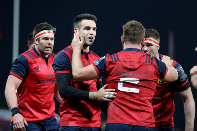 Conor Murray with Rhys Marshall