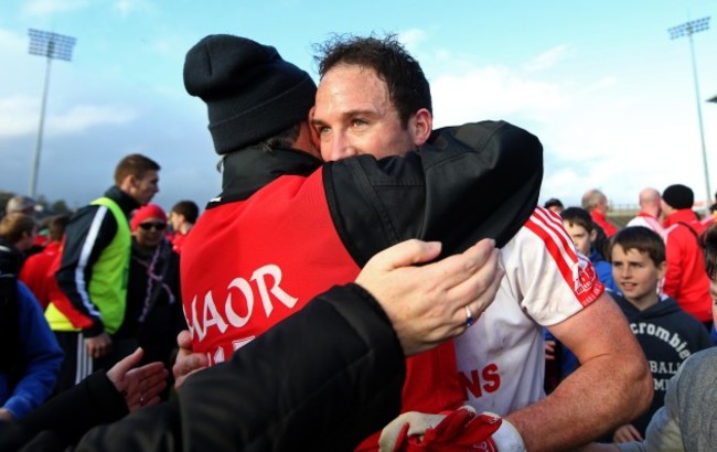 Alan Dillon celebrates