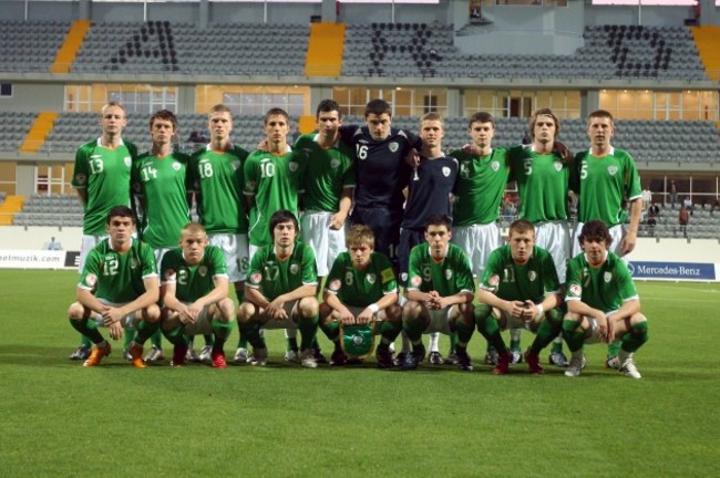 The Ireland Under 17 squad