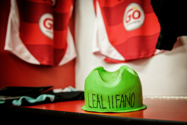 A view Christian Lealiifano's tee ahead of his final Ulster game