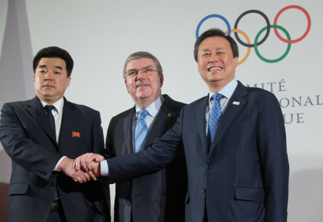 (SP)SWITZERLAND-LAUSANNE-IOC-PYEONGCHANG WINTER OLYMPICS-MEETING