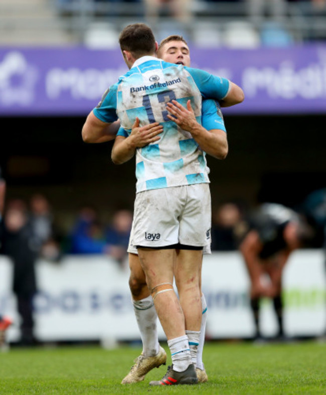 Robbie Henshaw and Jordan Larmour