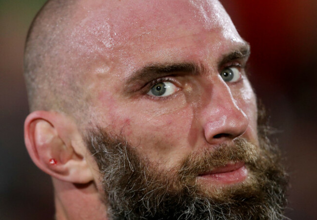 John Muldoon dejected after the game