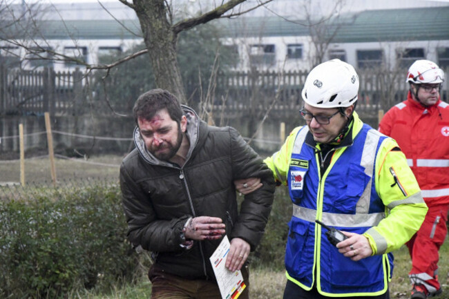 Italy Train Derailment