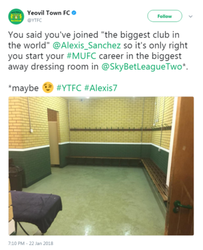 Yeovil dressing roomo