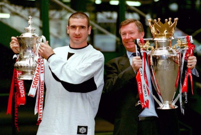 Cantona Fergusson Double Winners