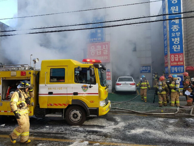 South Korea Hospital Fire