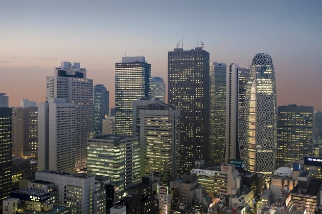 Night view of Shinjuku district - Tokyo