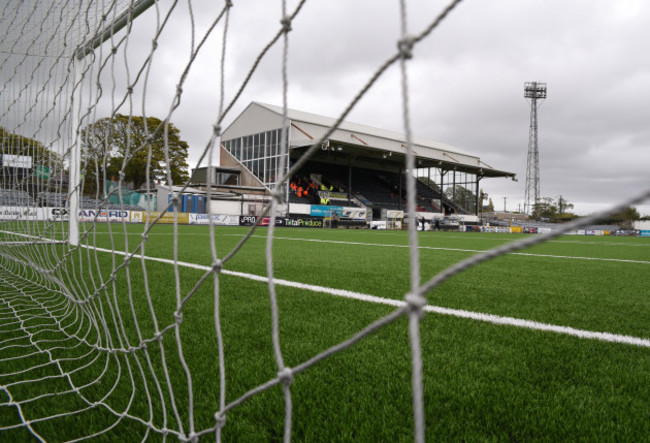 A general view of Oriel Park