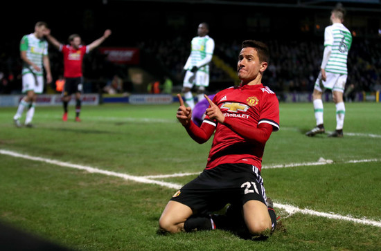 Yeovil Town v Manchester United - Emirates FA Cup - Fourth Round - Huish Park