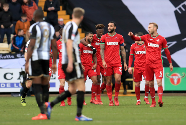 Notts County v Swansea City - Emirates FA Cup - Fourth Round - Meadow Lane