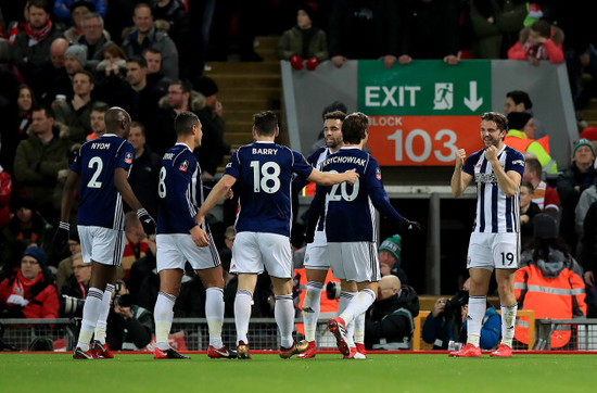 Liverpool v West Bromwich Albion - Emirates FA Cup - Fourth Round - Anfield