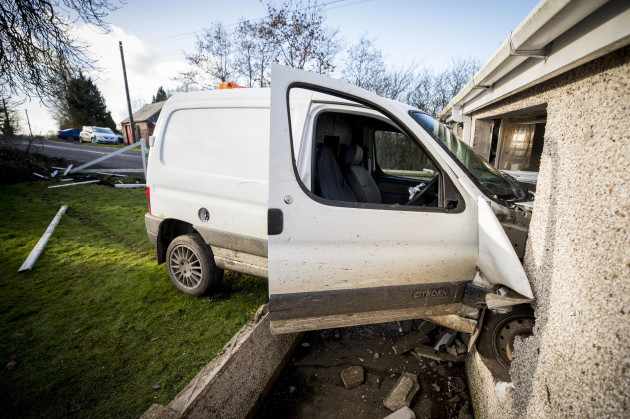 Van crash in County Down