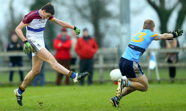 Gearoid Hegarty misses a late goal chance to win the game