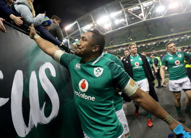 Bundee Aki after the game
