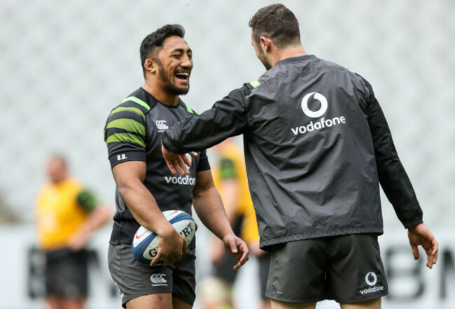 Bundee Aki and Robbie Henshaw