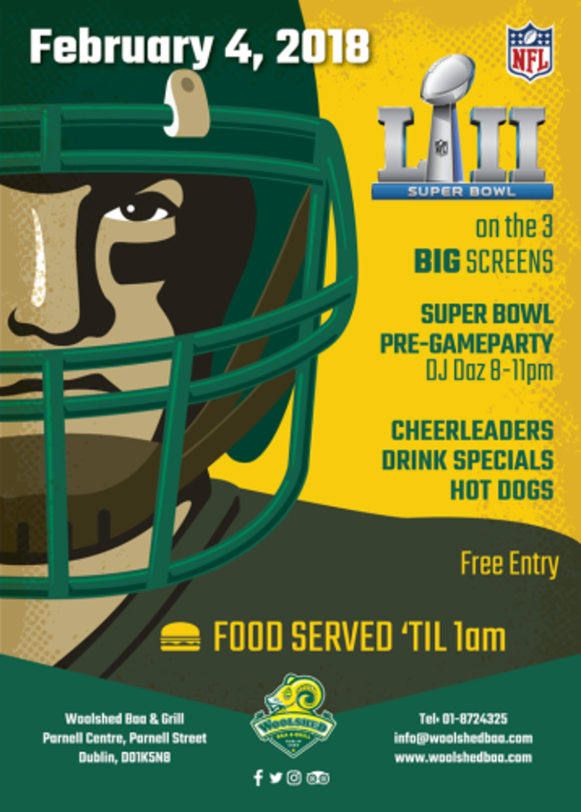 Woolshed Super Bowl LII 2