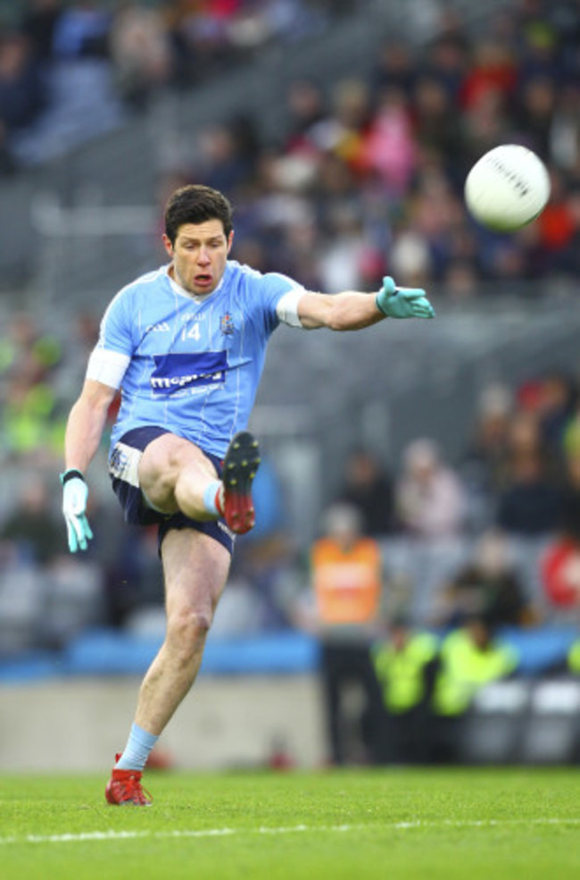 Sean Cavanagh scores a free