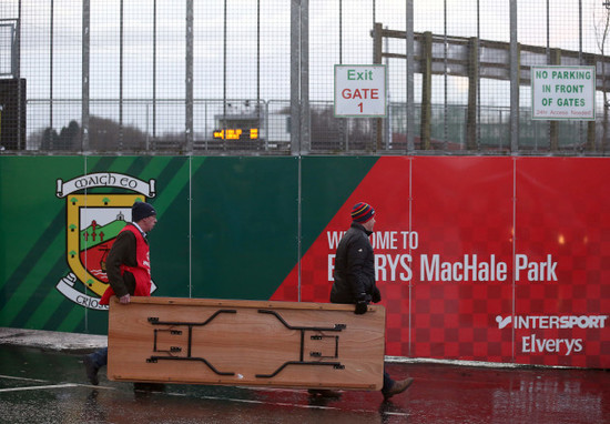 A view of Elverys MacHale Park ahead of the game