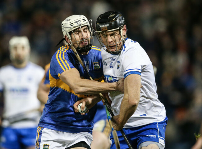 Patrick Maher tackles Kevin Moran